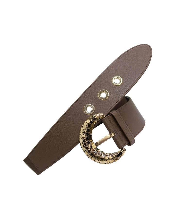 Suzi Roher - Taupe Lamb Belt