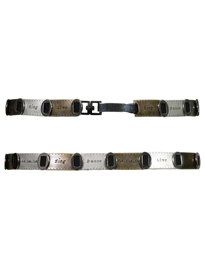 Suzi Roher - Two Tone Embossed Belt