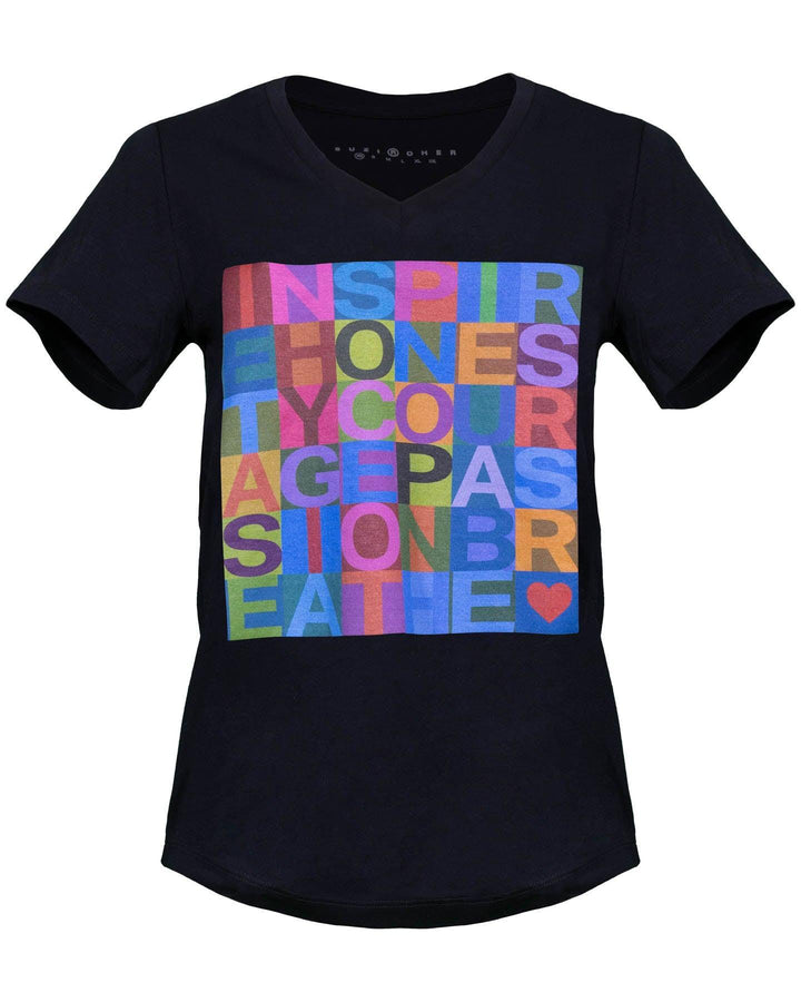 Suzi Roher - VIV-7Letter Work T-Shirt