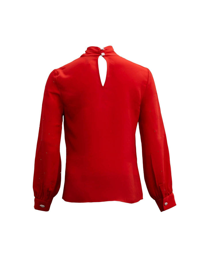 Ted Baker - Sparkle Tie Neck Blouse