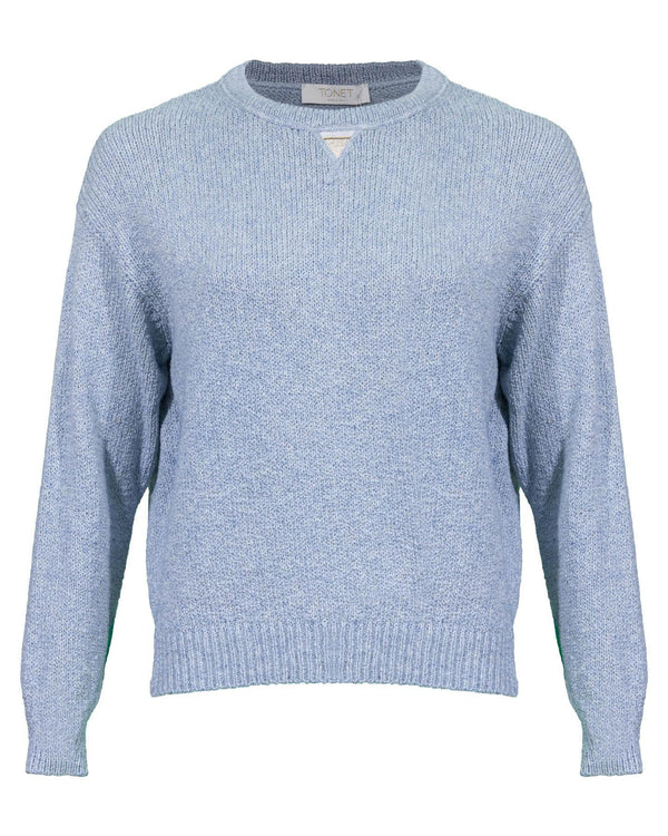 Tonet - Aqua Cotton Cashmere Pullover