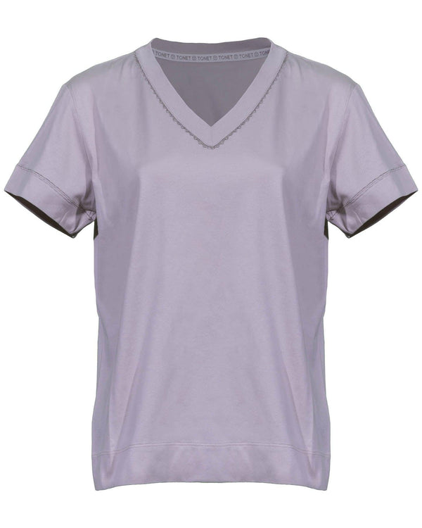 Tonet - Cotton V-Neck Tee