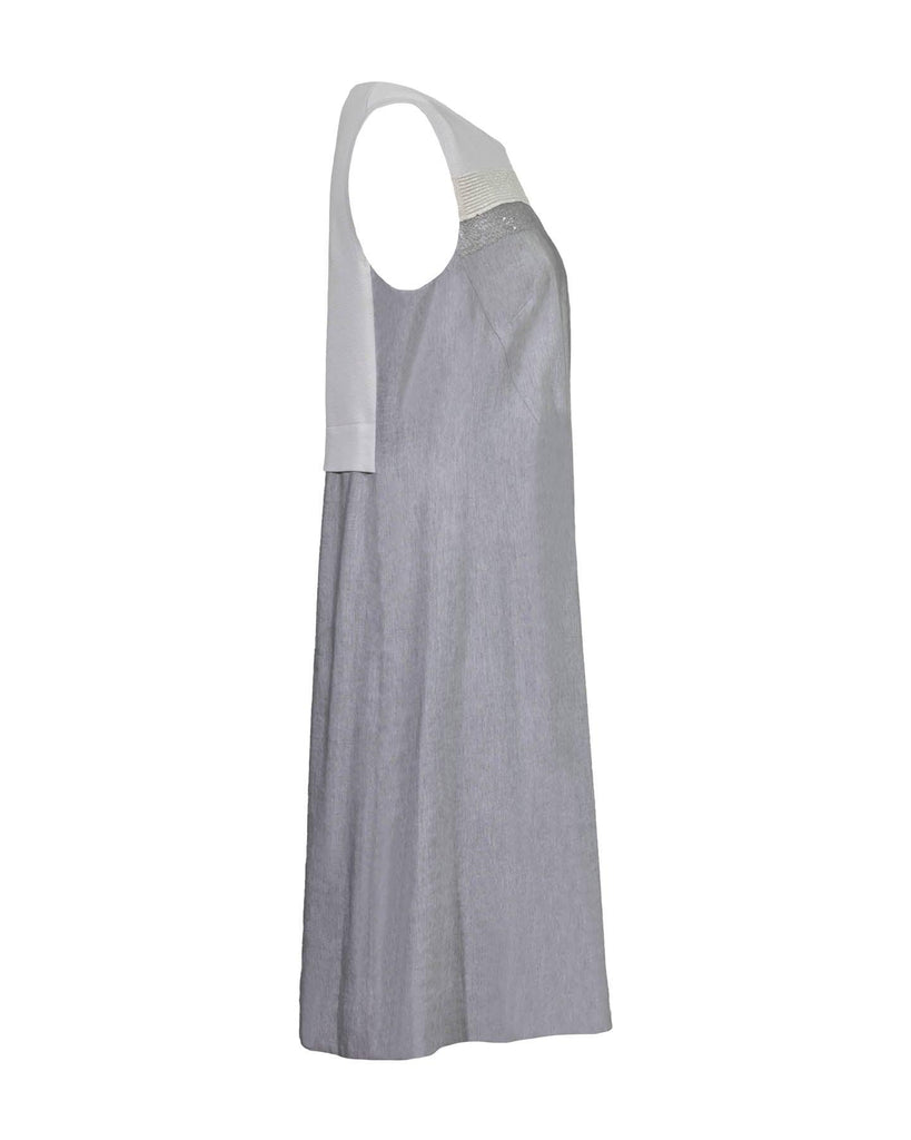 Tonet - Embroidered Detail Sleeveless Dress