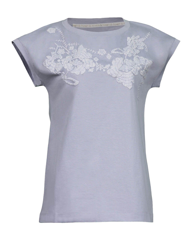 Tonet - Embroidered Detail T-Shirt