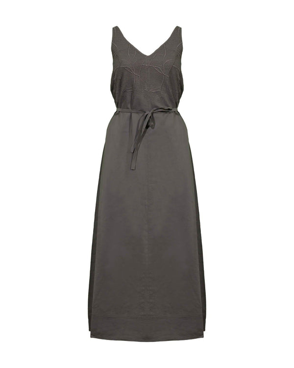 Tonet - Embroidered Sleeveless Maxi Dress