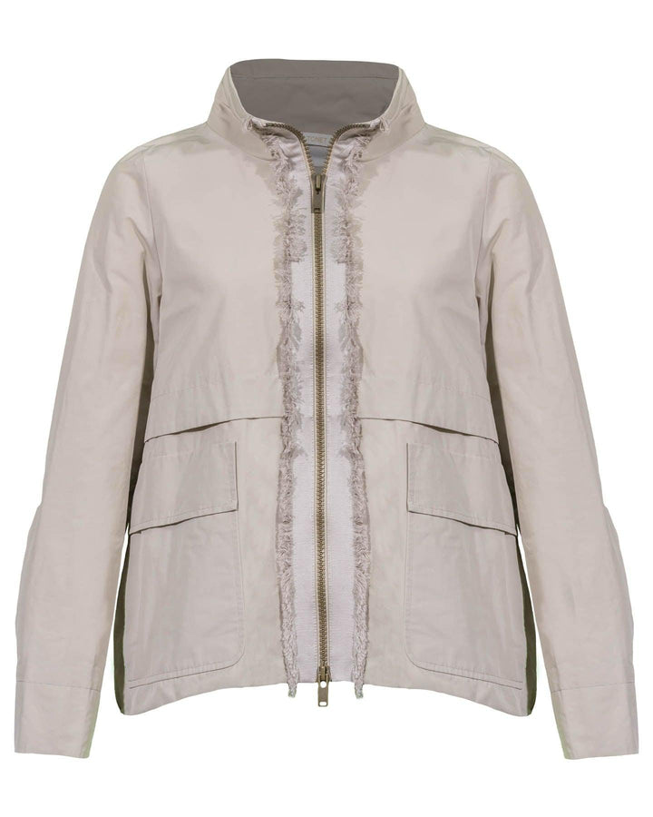 Tonet - Frayed Edge Zip Jacket