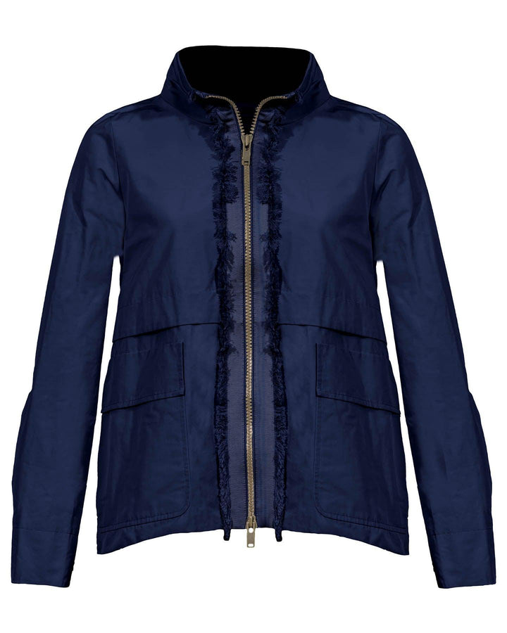 Tonet - Frayed Edge Zip Jacket