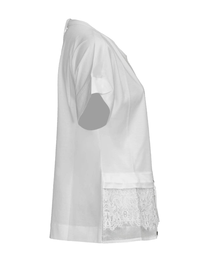 Tonet - Lace Trim Tee Shirt