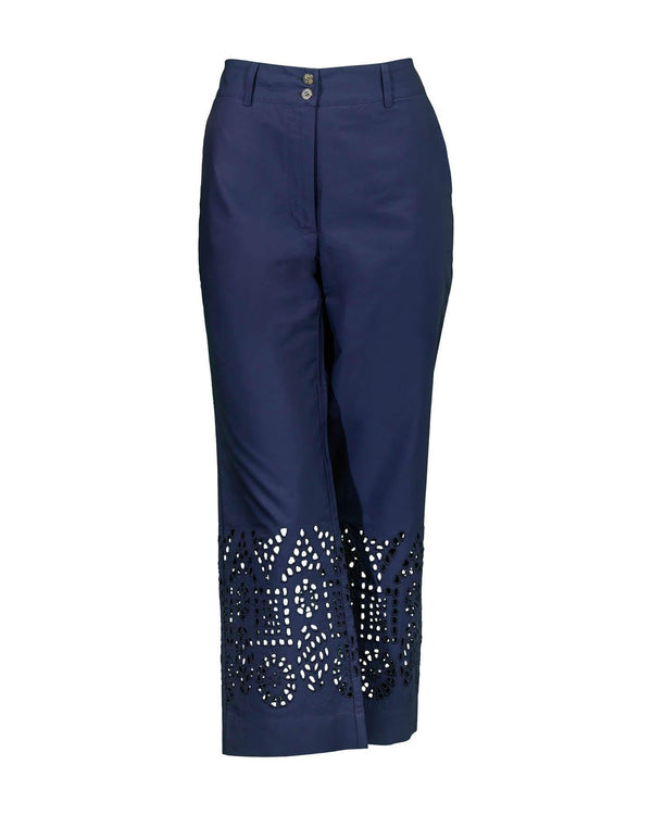 Tonet - Laser Cut Outs Pants