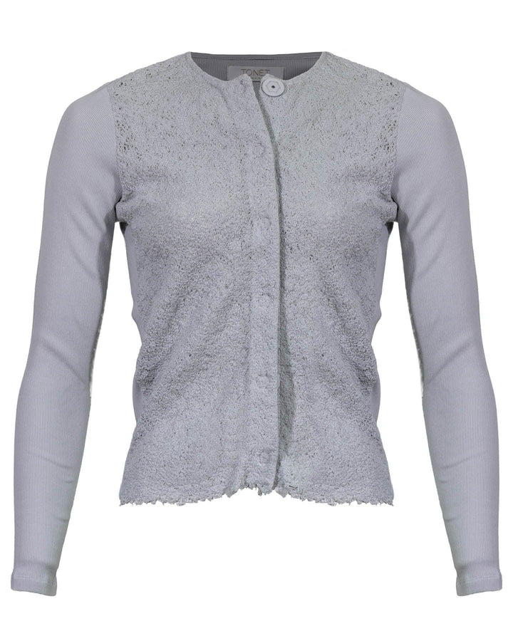 Tonet - Mixed Knit Cardigan