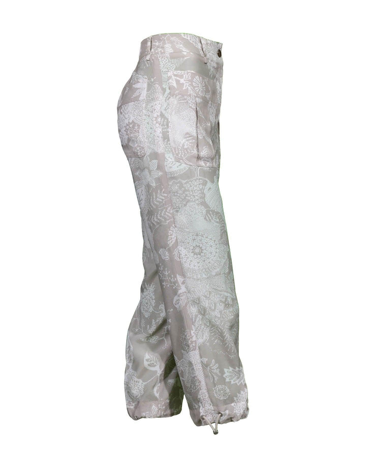 Tonet - Print Cropped Cargo Pants