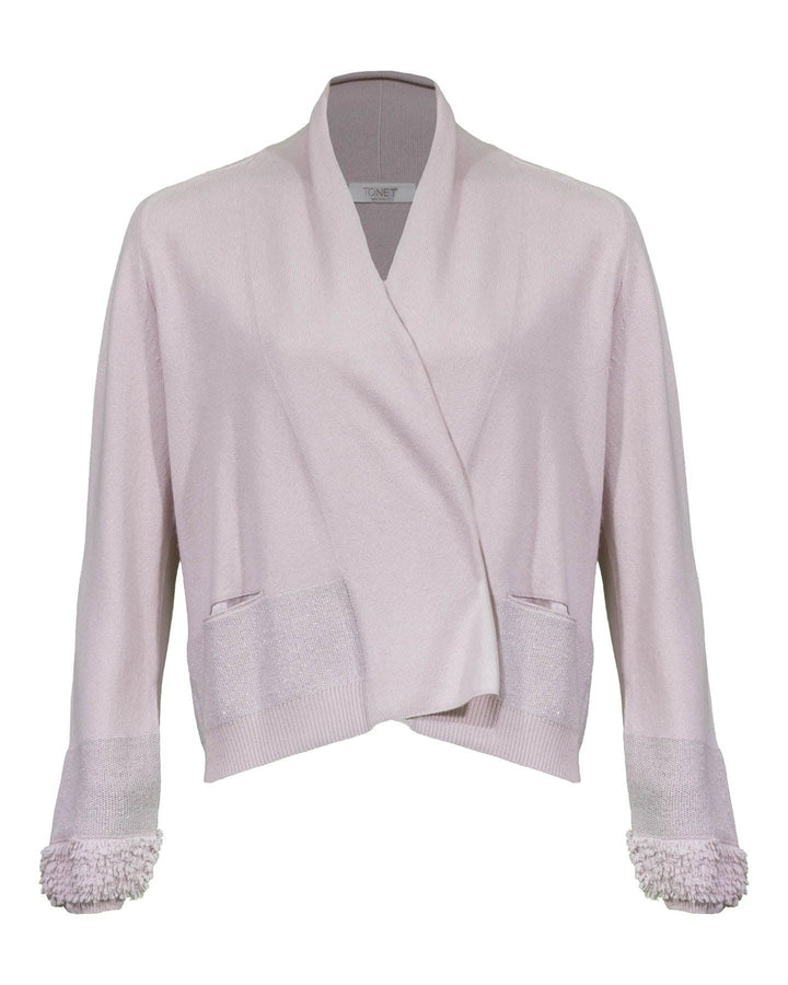 Tonet - Silk Knit Open Cardigan