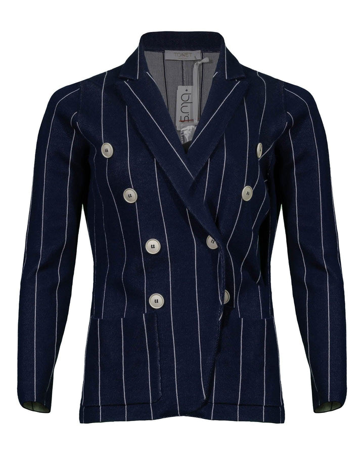 Tonet - Striped Knit Blazer