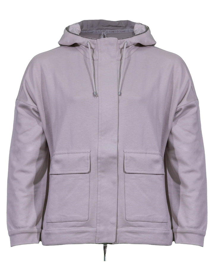 Tonet - Zip-Snap Hoodie Jacket