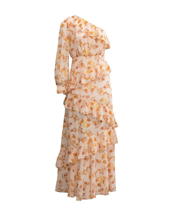 True Decadence - One-Shoulderd Full Length Dress