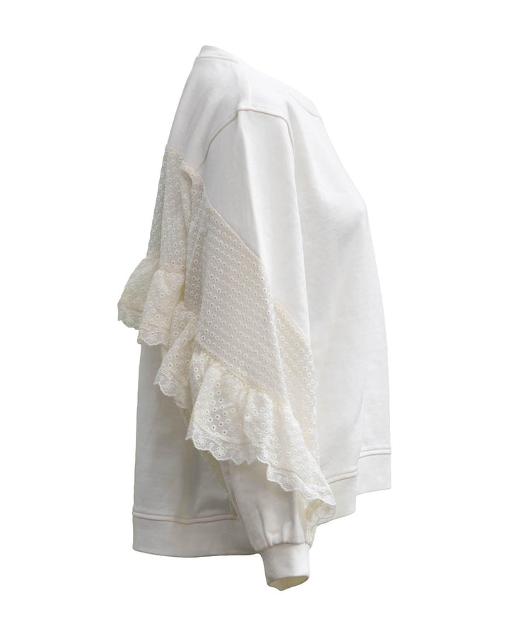 Twinset - Embroidered-Panel Sweatshirt