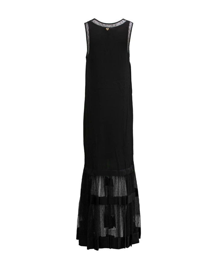 Twinset - Long Dress with Tulle Hem