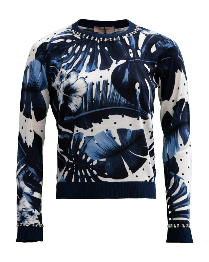 Twinset - Tropical Print Pullover