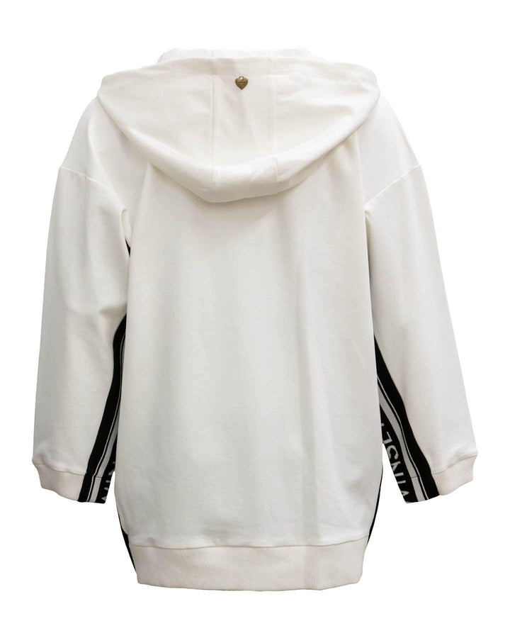 Twinset - Tunic Jacquard Logo Sweatshirt