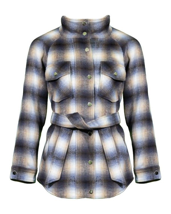 Veronica Beard - Amari Ombre Plaid Coat