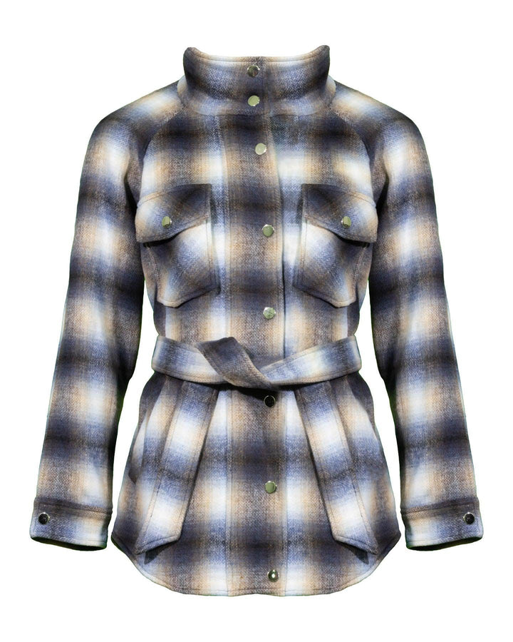 Veronica Beard - Amari Ombre Plaid Coat