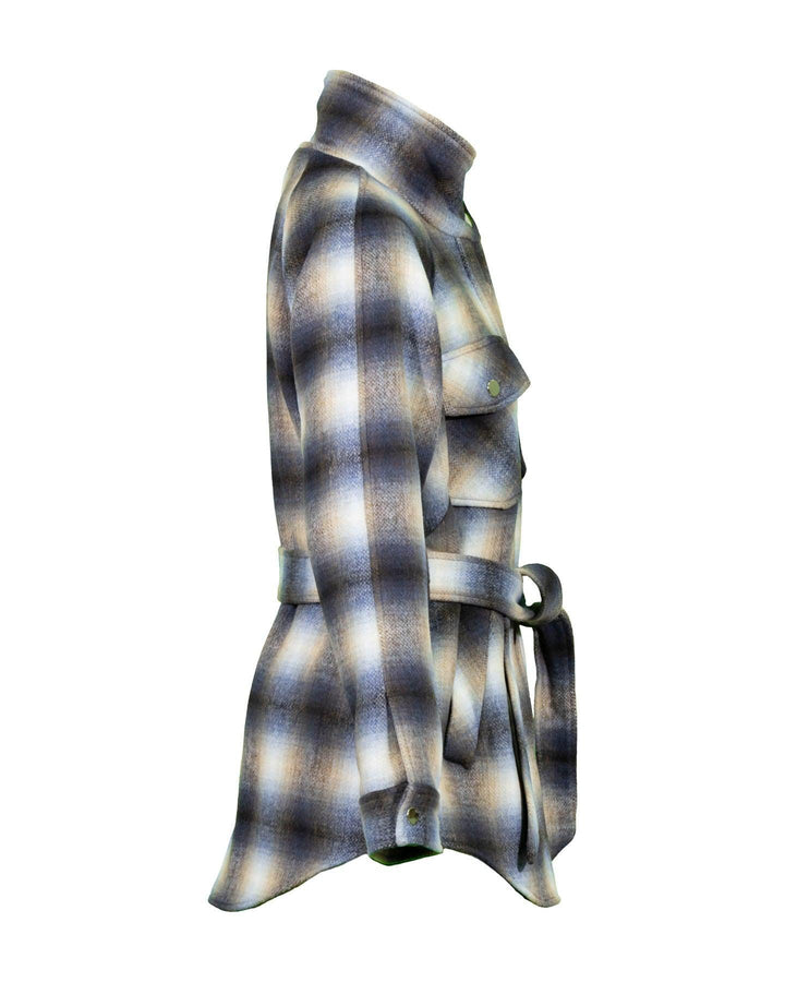 Veronica Beard - Amari Ombre Plaid Coat