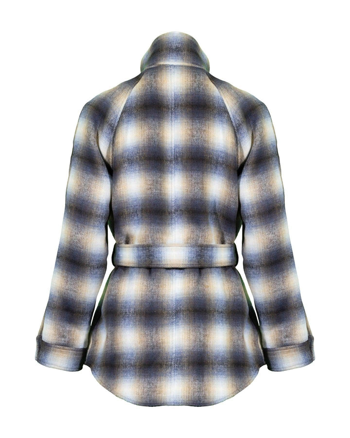 Veronica Beard - Amari Ombre Plaid Coat
