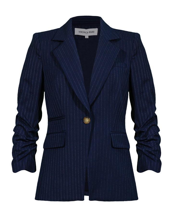 Veronica Beard - Battista Pinstriped Dickey Jacket