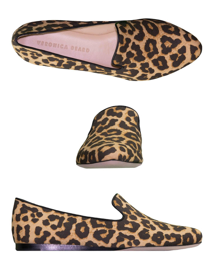 Veronica Beard - Canvas Leopard Loafer