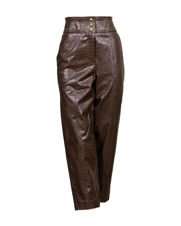 Veronica Beard - Carabella Leather Look Pants