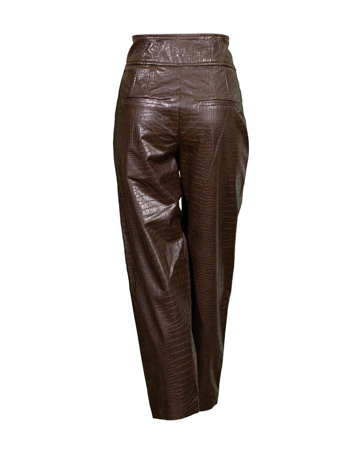 Veronica Beard - Carabella Leather Look Pants