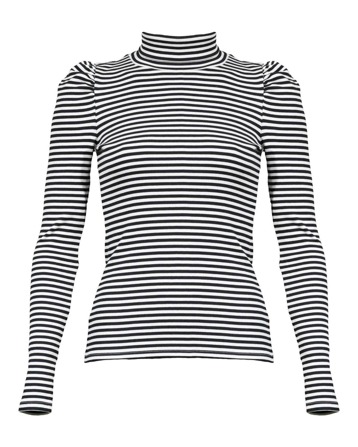 Veronica Beard - Cedar Fine Stripe Turtleneck