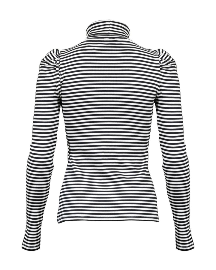 Veronica Beard - Cedar Fine Stripe Turtleneck