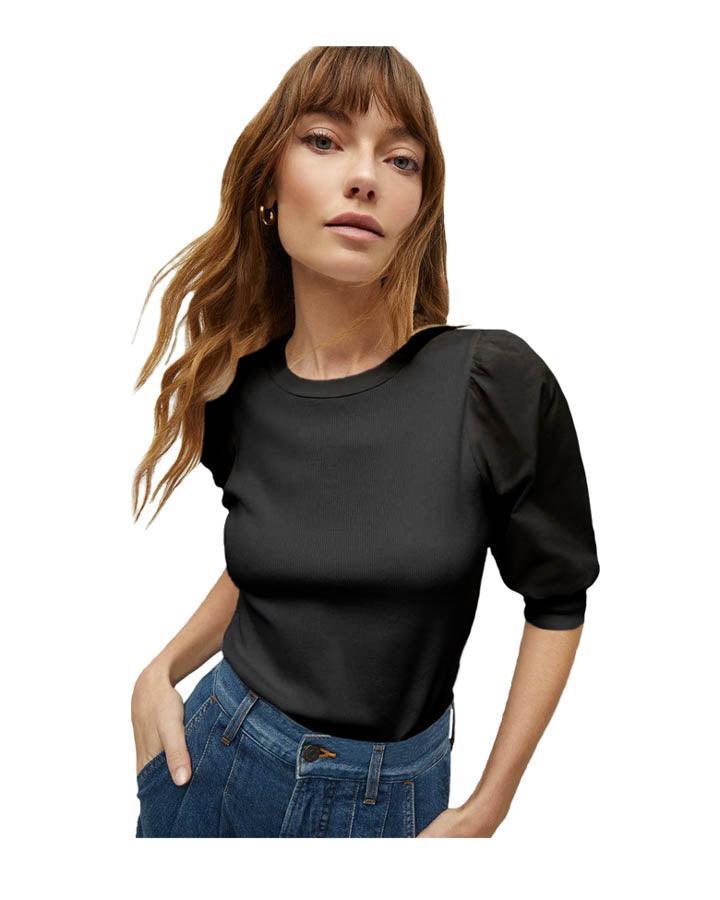 Veronica Beard - Coralee Crew Neck Top