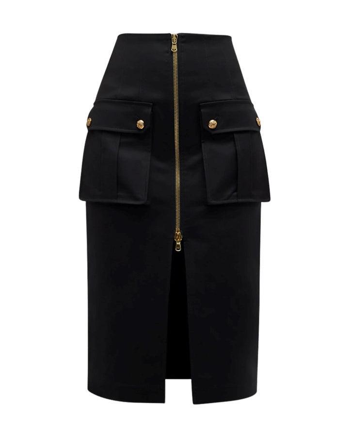 Veronica Beard - Dallas Zip Front Pencil Skirt