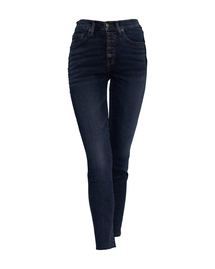 Veronica Beard - Debbie High Rise Raw Hem Pant