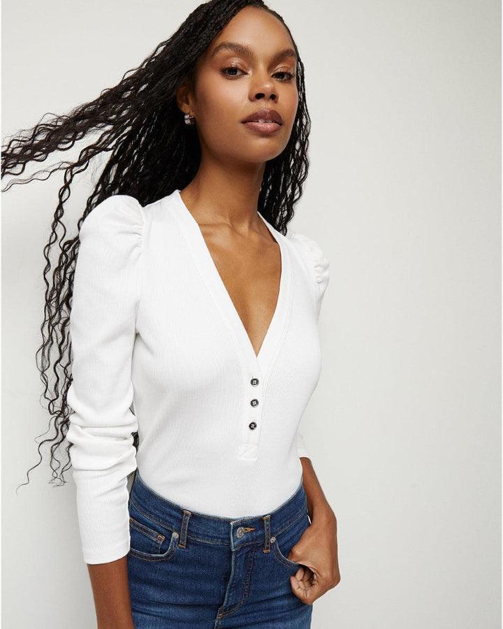 Veronica Beard - Dekalb Puff Sleeve Top