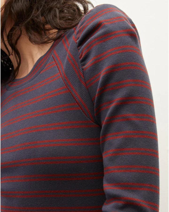 Veronica Beard - Delano Navy Stripe Top