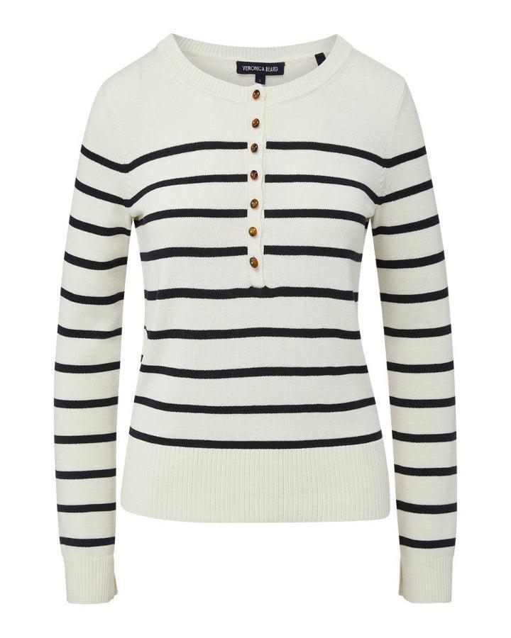 Veronica Beard - Dianora Striped Knit Top
