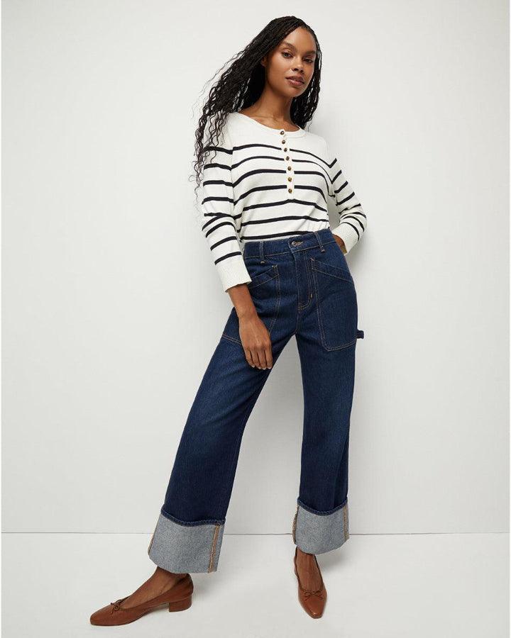 Veronica Beard - Dianora Striped Knit Top
