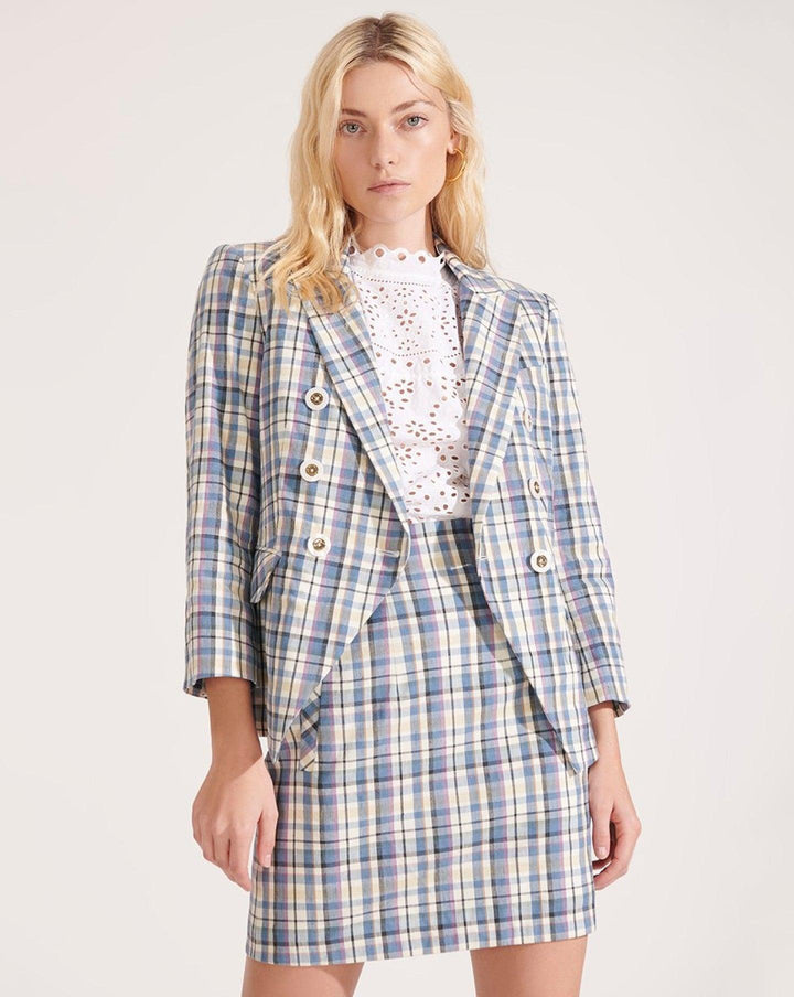 Veronica Beard - Empire Dickey Jacket in Blue Multi
