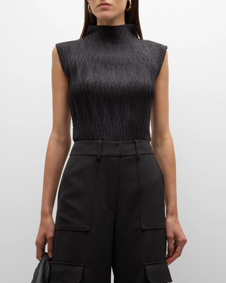 Veronica Beard - Foxe Textured Sleeveless Top