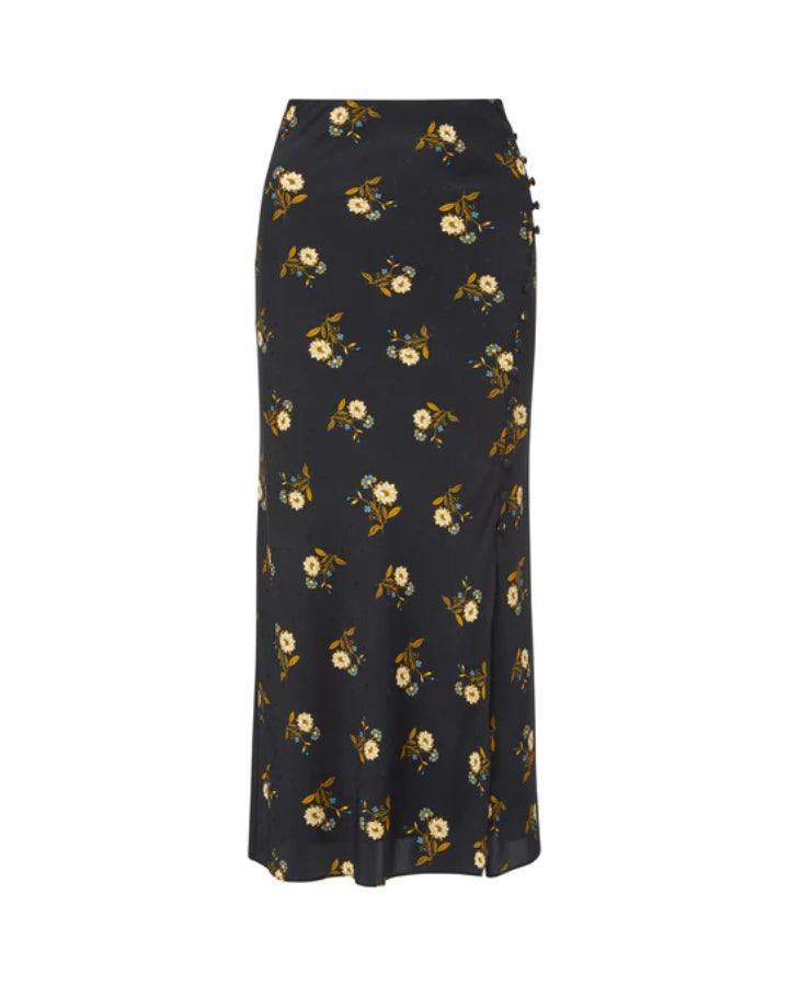 Veronica Beard - Franconia Floral Side Slit Skirt