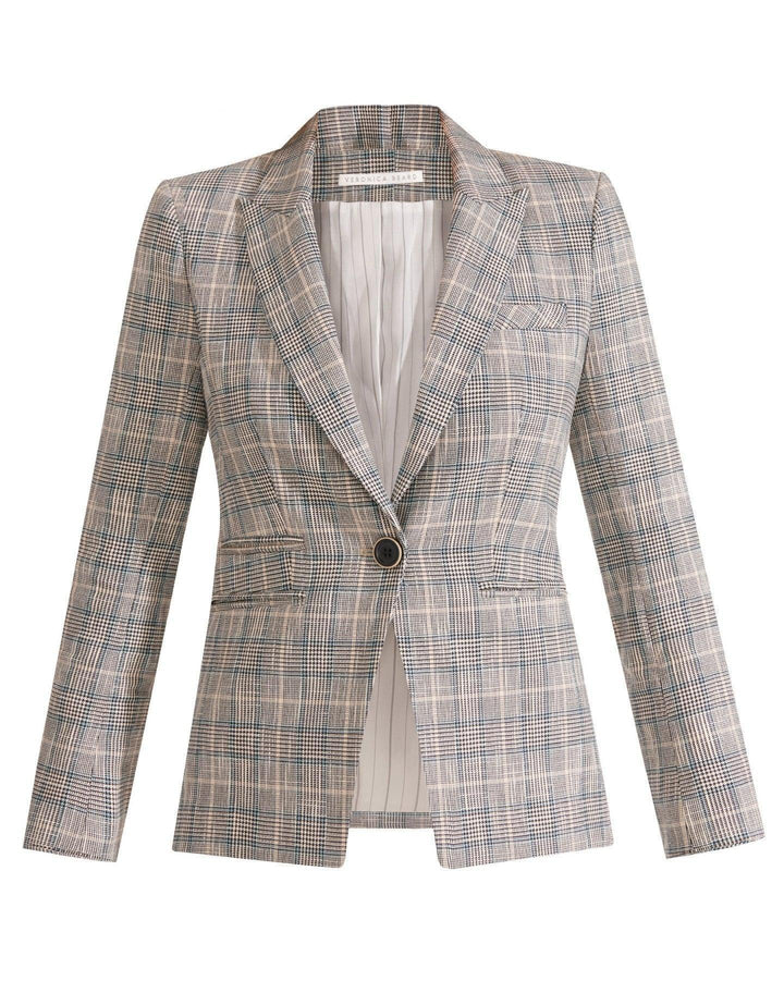 Veronica Beard - Gia Dickey Jacket in Blue Check