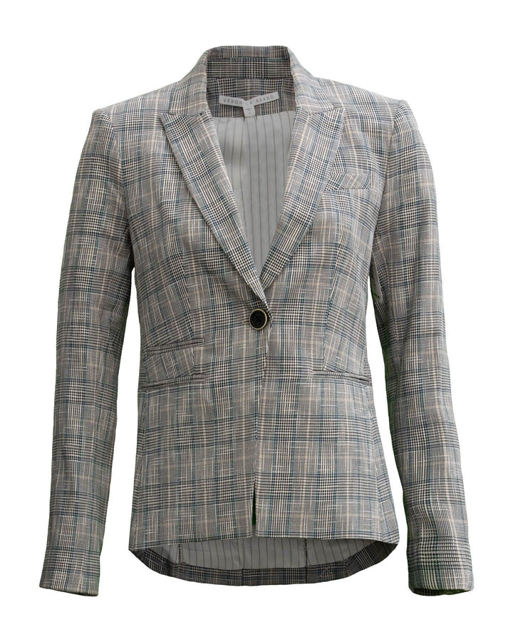 Veronica Beard - Gia Dickey Jacket in Blue Check