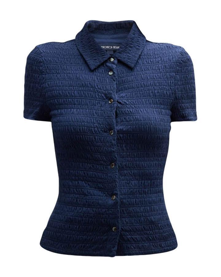 Veronica Beard - Henri Smocked Top