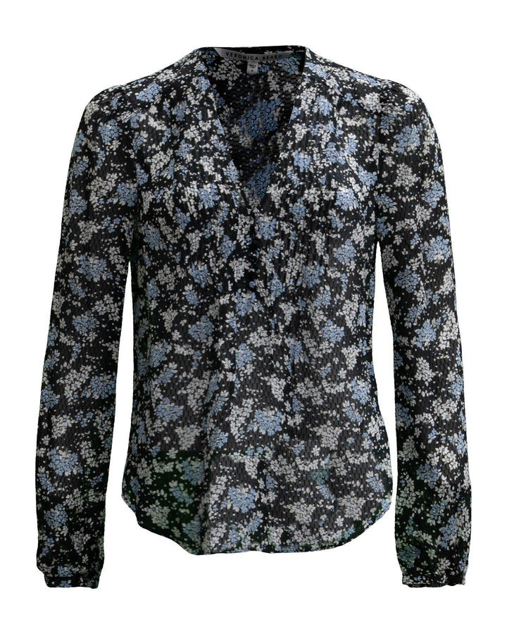 Veronica Beard - Lowell Petal Printed Blouse