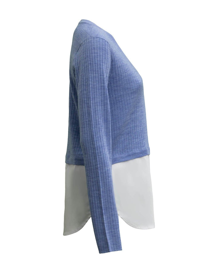 Veronica Beard - Lydia Mixed Media Pullover