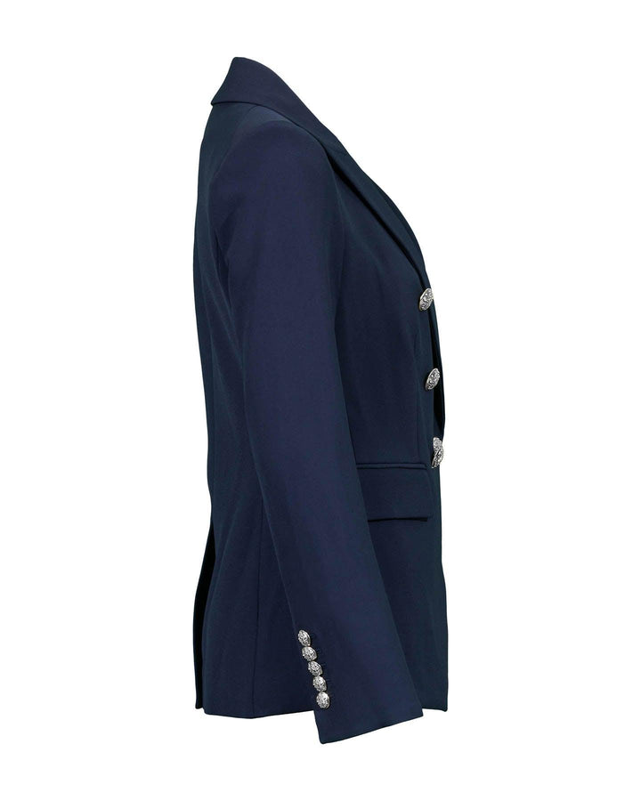 Veronica Beard - Miller Dickey Jacket Navy-Silver