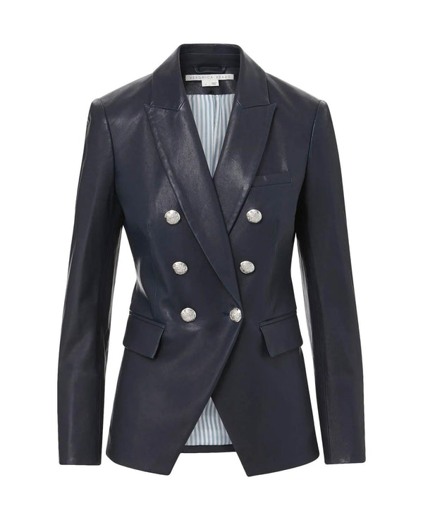Veronica Beard - Miller Leather Dickey Jacket